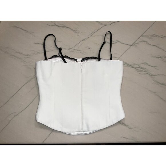 The New Arrivals by Ilkyaz Ozel Noelie Corset Top in Temple White 34 New corset - Picture 6 of 16